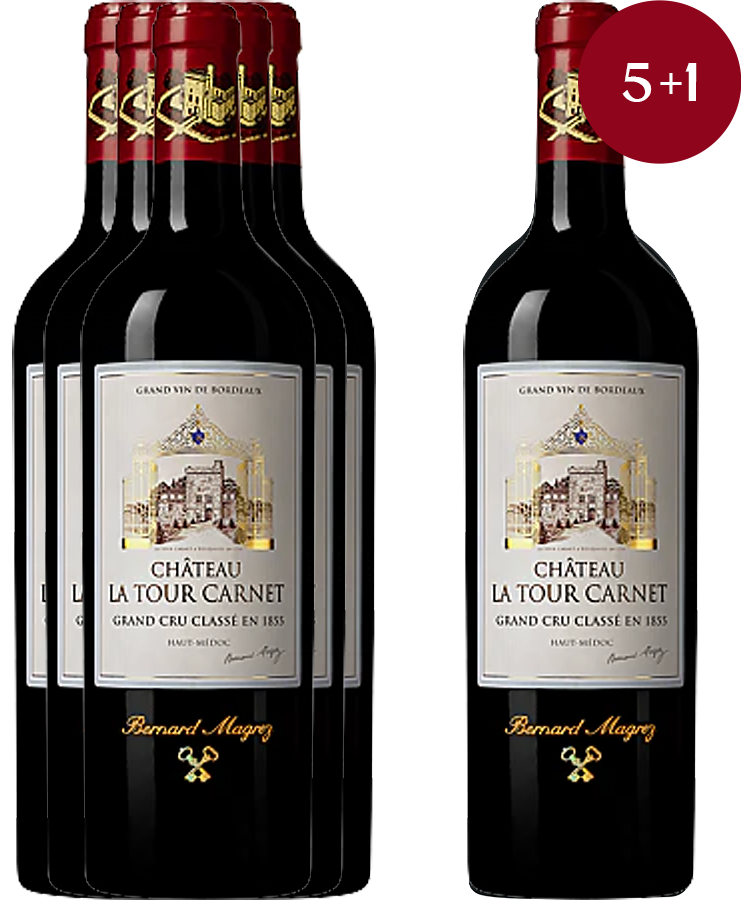 Château La Tour Carnet 2012, 5 bouteilles achetées = 1 bouteilles OFFERTE
