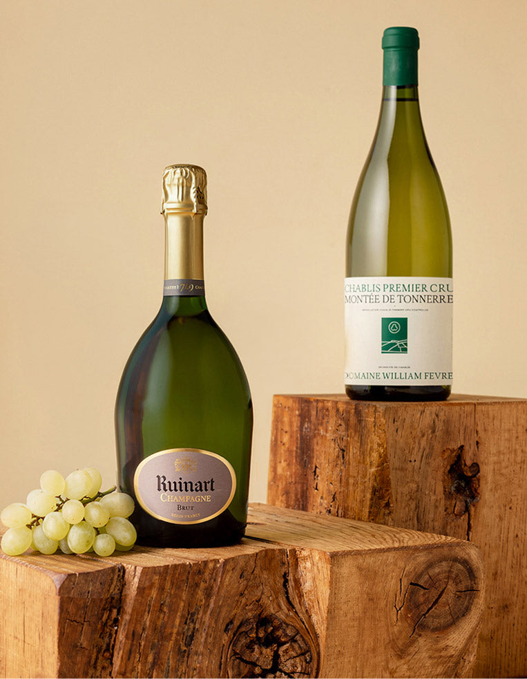 Champagne Ruinart et William Fèvre